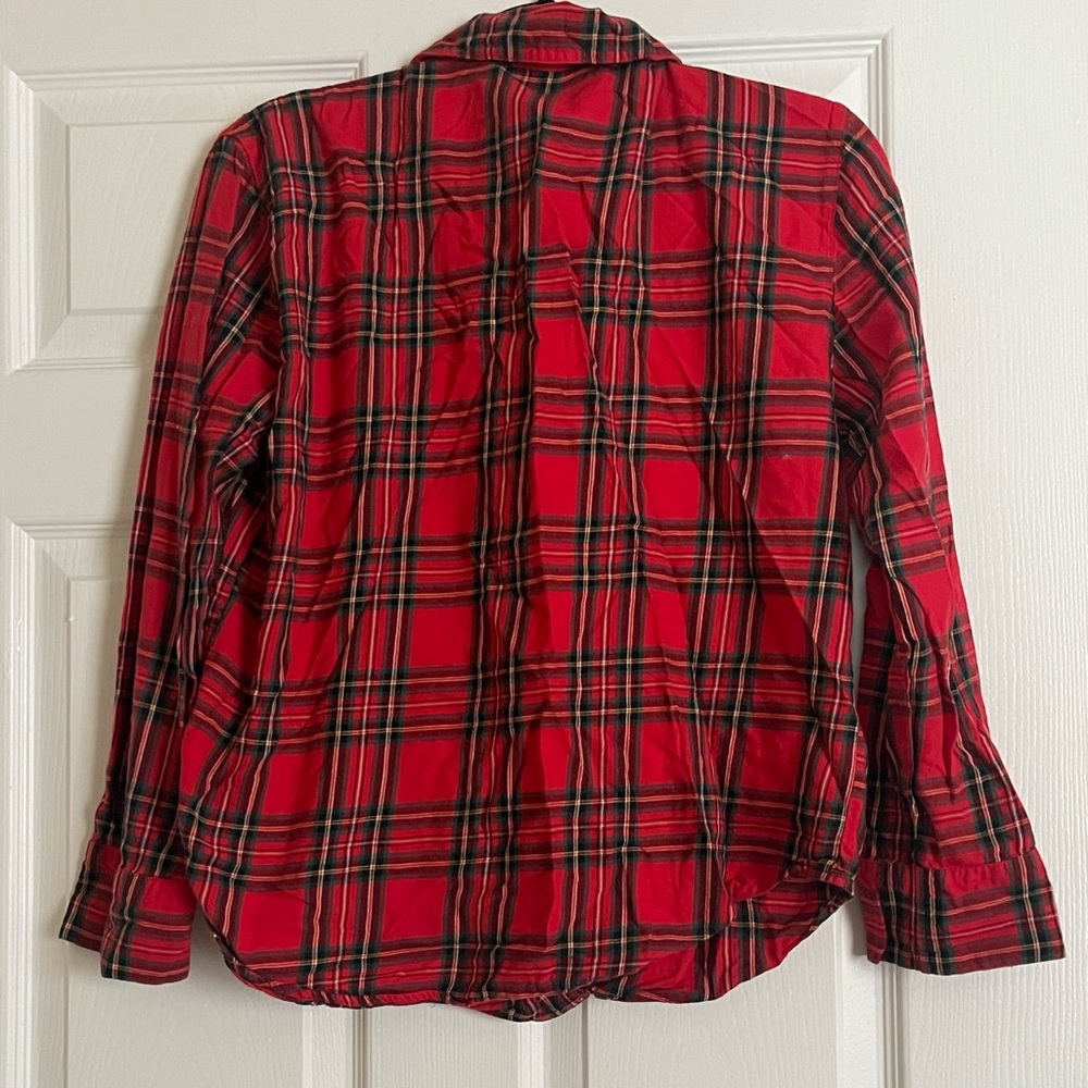 Victoria’s Secret Plaid Buttoned Sleep Shirt - Picture 3 of 5